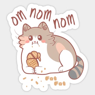 Fat Fat nom nom Sticker